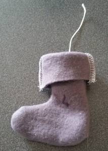 Botte de Noël en polaire