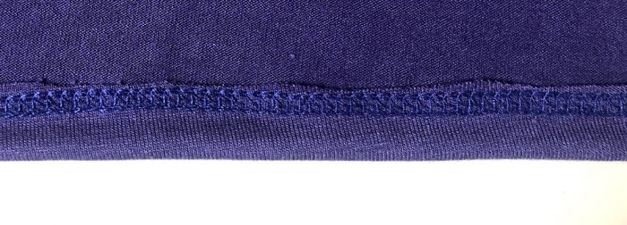 envers point de recouvrement